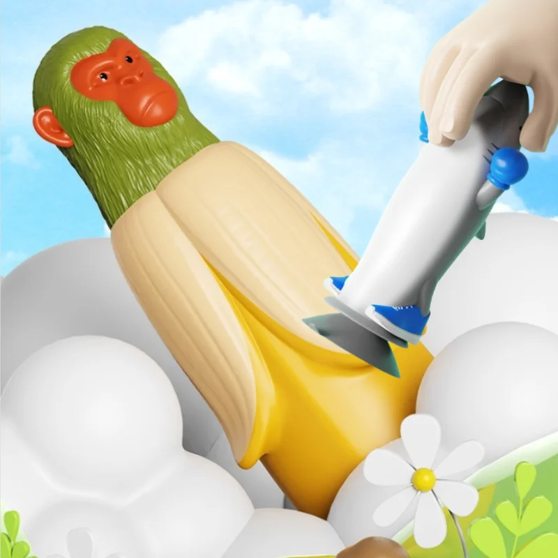 

Bananini Tralalero Tralala Shark Anime Figures Model Funny Parent-child Interaction Miniature statue Home Party Decoration Gifts