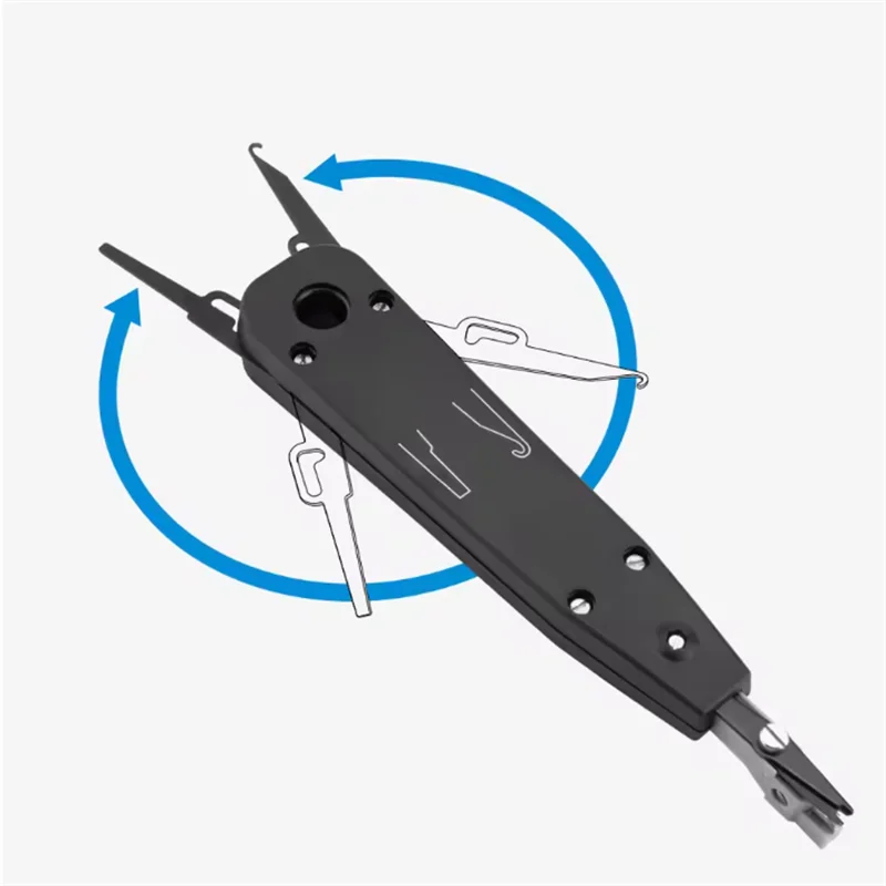 AOKIN أداة لكمة أسفل 110 سلك القاطع سكين الاتصالات كماشة ل Rj45 كيستون جاك شبكة كابل وحدة الهاتف لوحة التوصيلات