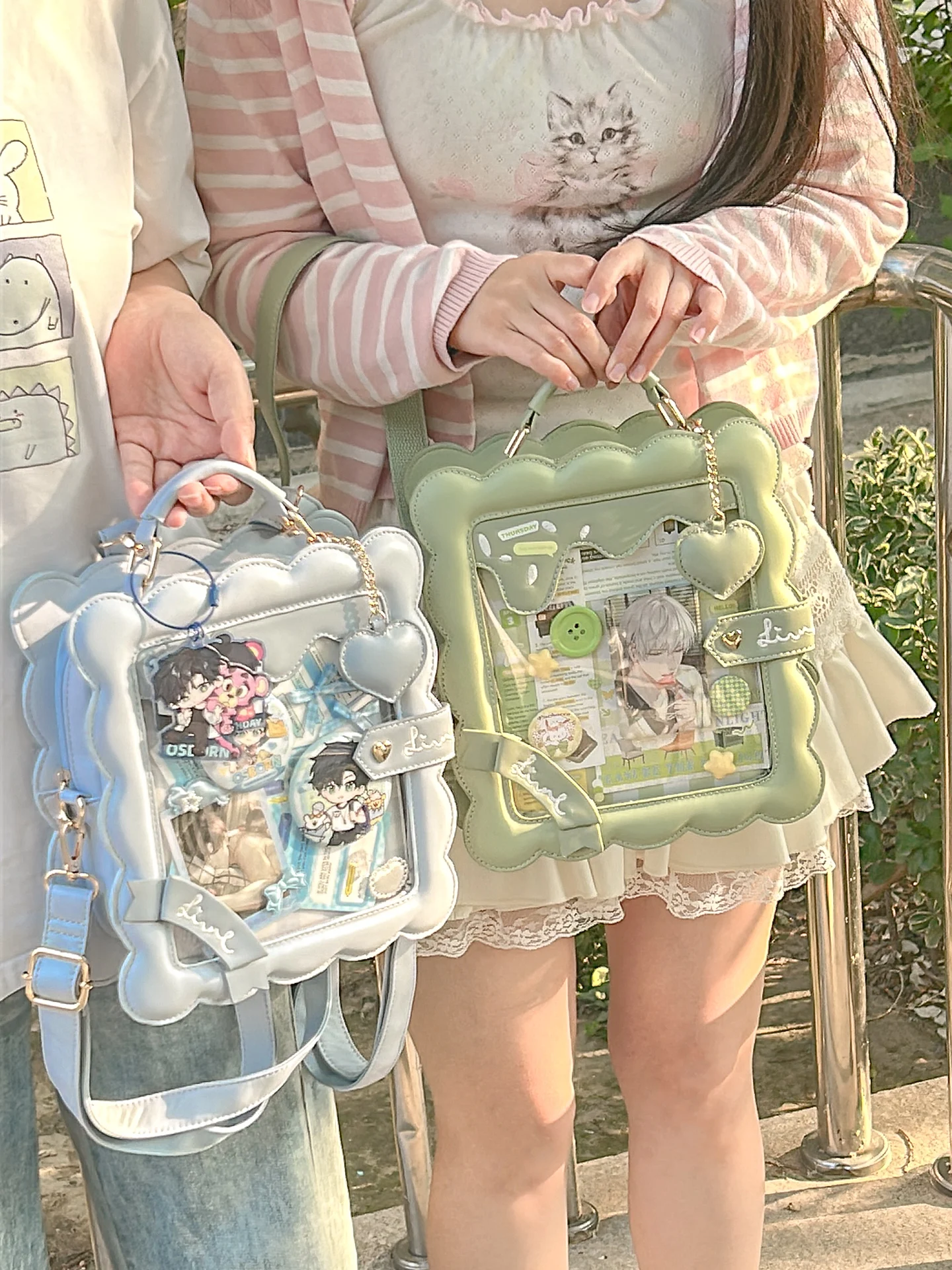 Original Student Y2K Itabag 2025 New Sweet Fashion Versatile Tote Bag Girls Women's Shoulder Bag College Style Backpack