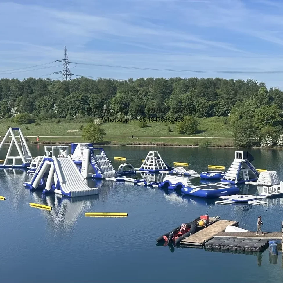 Customizable Large PVC Inflatable Water Obstacle Course New Design Indoor Floating Water Park Equipment Sea Lake for Aqua Sports