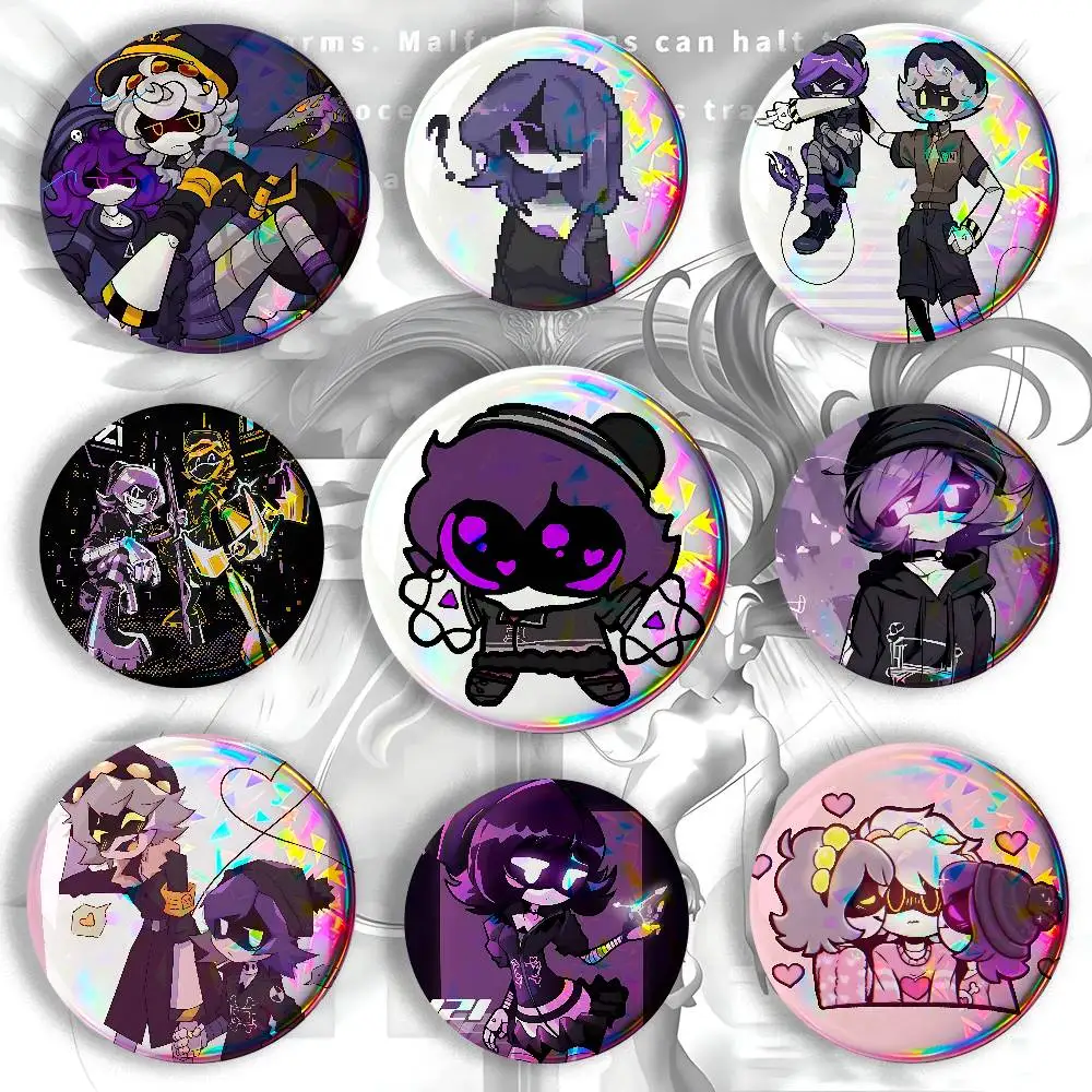Game M-Murder-D-Drones N V J Badge Pins For Friend, Backpack, Clothing, Collectible Accessories, Jewelry Gift