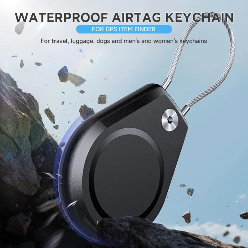 

Держатель для ключей Fo Airag с проволочным кабелем, аксессуары для трекера с защитой от потери, водонепроницаемый чехол для багажа, рюкзака, чехла Airtag