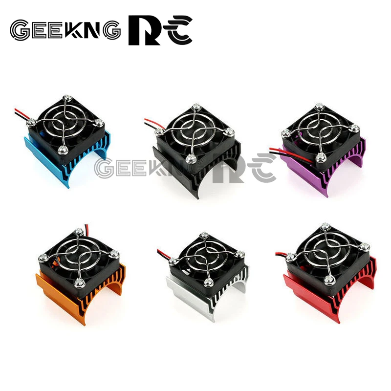 

540/550/3650 Motor Heat Sink Cooler Heat Fin 36mm Diameter Radiator/Cooler 4010 DC 5V Cooling Fan for RC Model Car