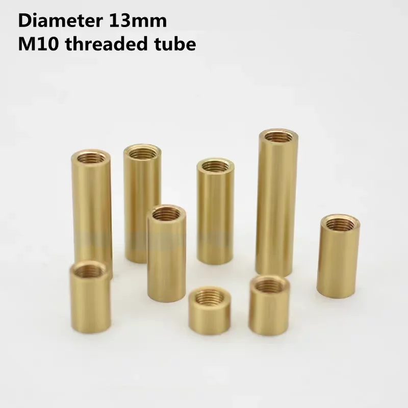 

M10 hollow tooth tube diameter 1M all copper inner tooth tube table lamp pendant brass DIY lighting accessories tooth rod