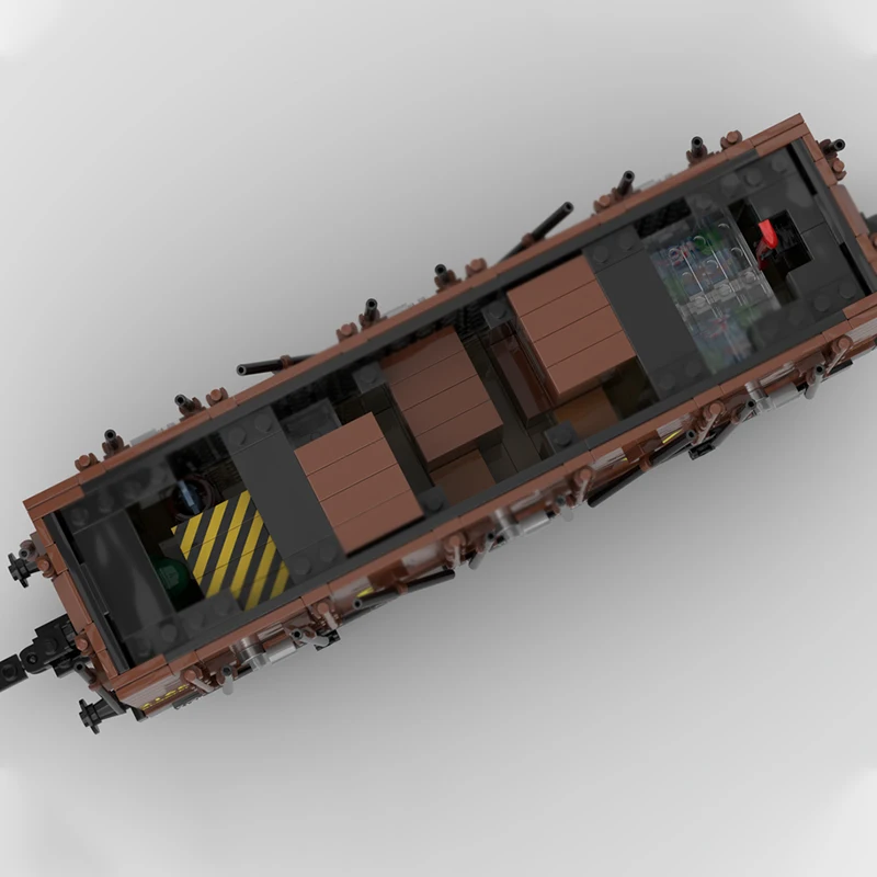 Modelo de coche urbano, ladrillos de construcción MOC WD Austerity 2-8-0, tren de carga, tecnología Modular, regalos, vacaciones, montar, juguetes para niños, traje