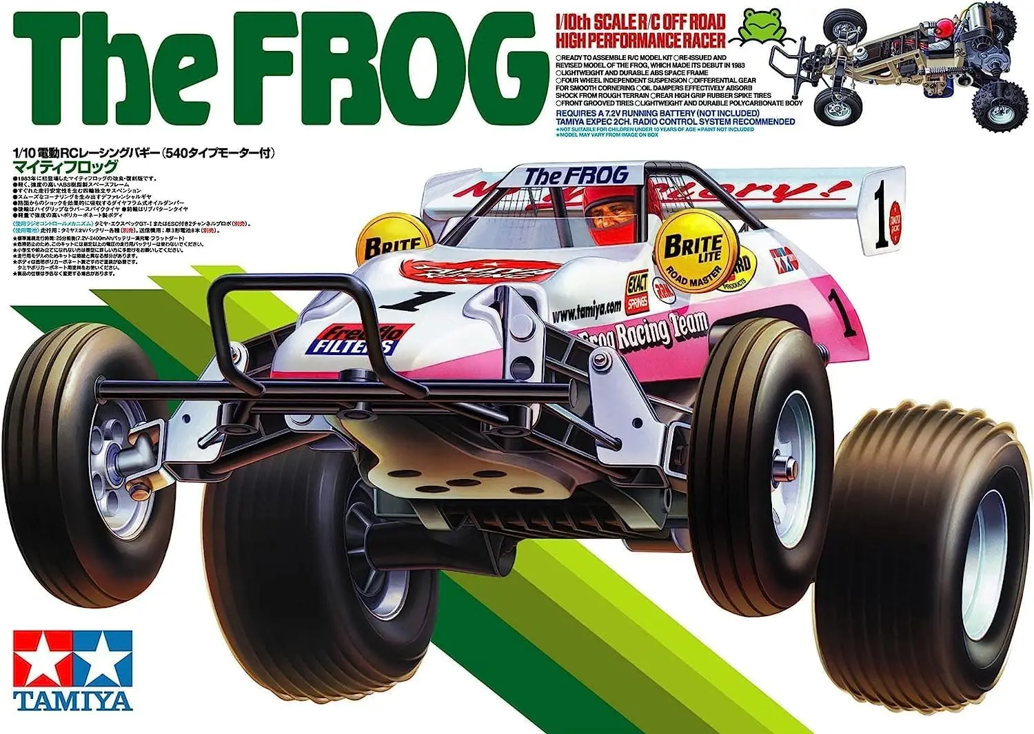 RC Frog Kit 1/10 Scale Remote Control Toy for Model Making And Hobbyists