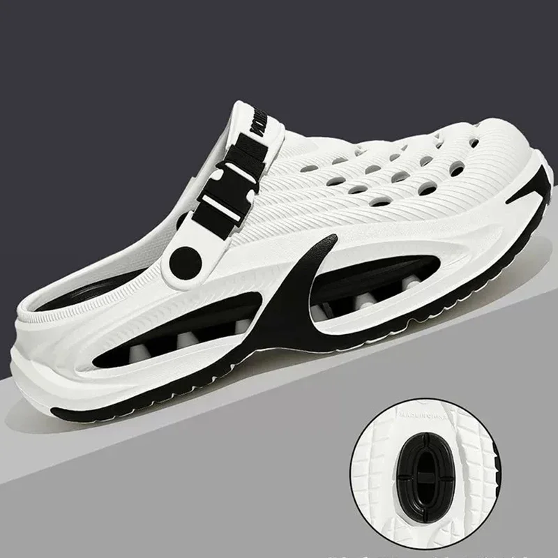 Fashion Hollow Out Thick Bottom Sports Sandals Men Eva Soft Sole Summer Clogs Sandals Men Non Slip Outdoor Driving Beach Sandles image 3