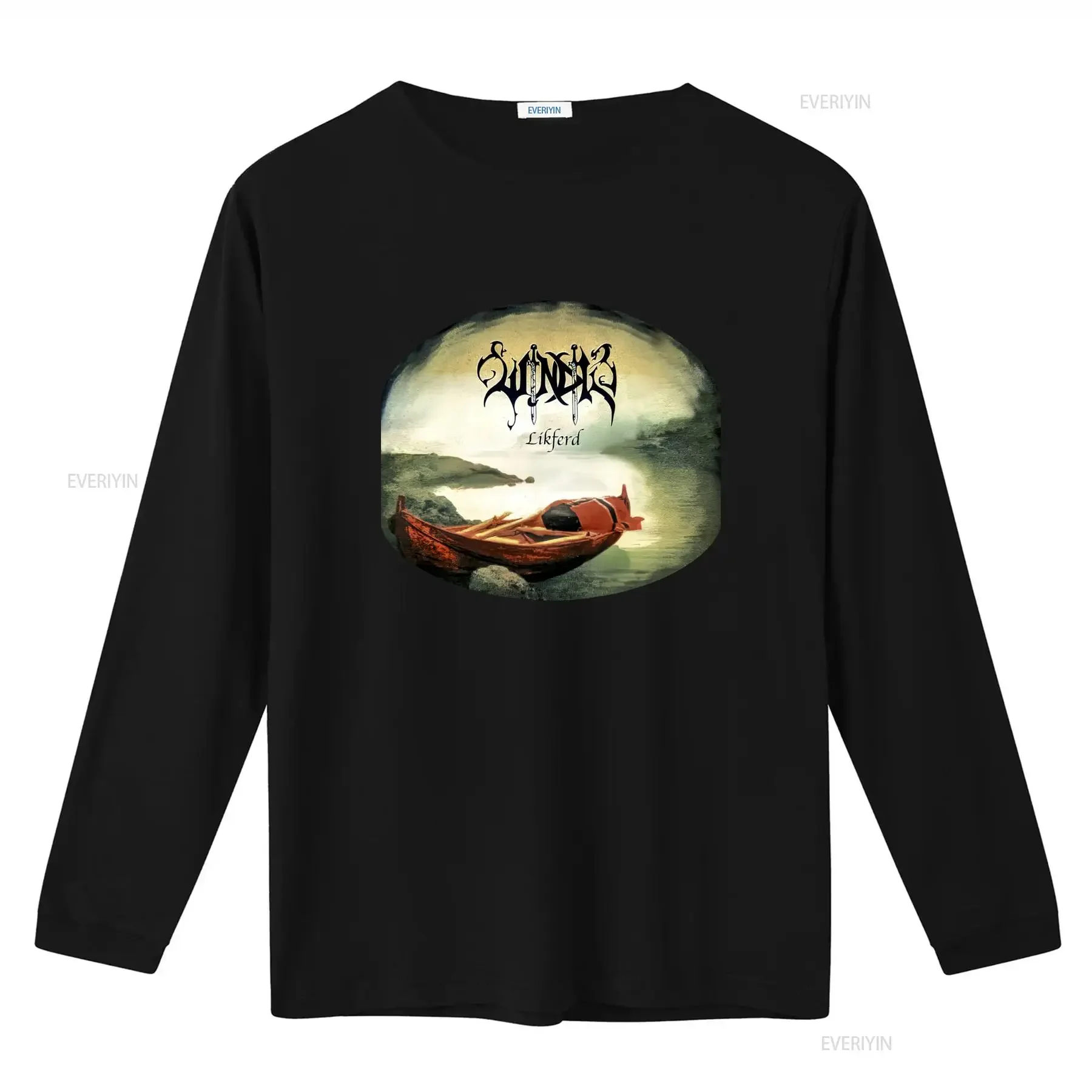 WINDIR LIKFERD Album Band T Shirt Full Size S to 5XL Unique Design for Metal Fans vintage Washed Top For Everyday Wear Unisex