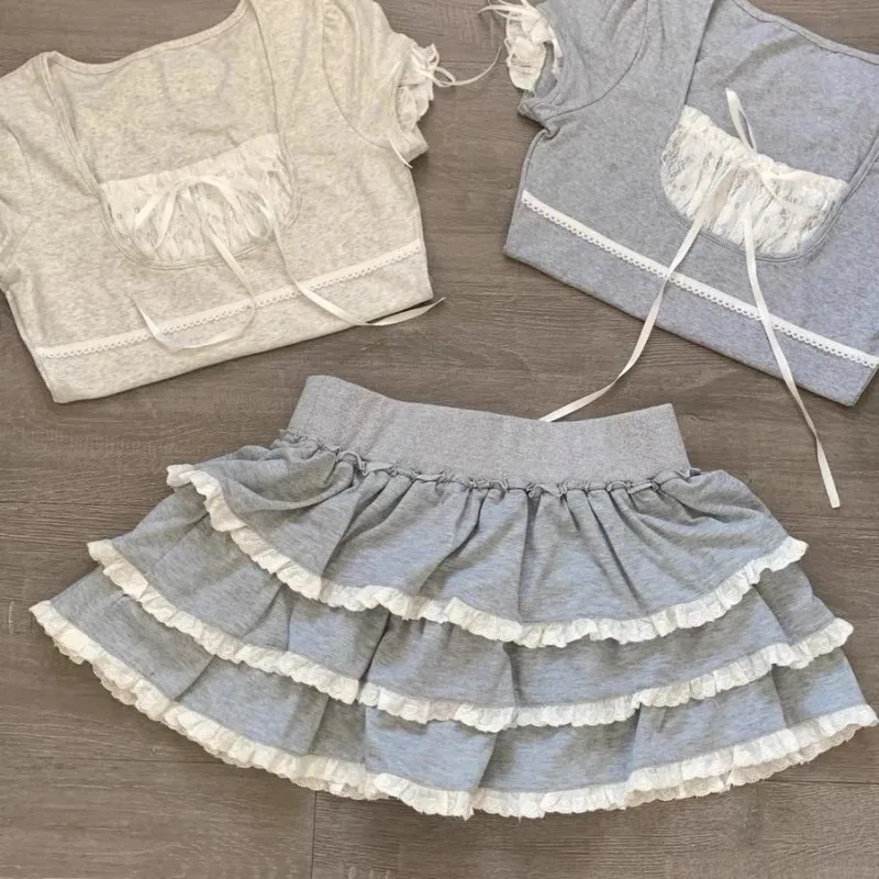 Japanese Girl Pumpkin Pants Skirt Female Spring and Autumn New Short Fluffy Cake Skirt
