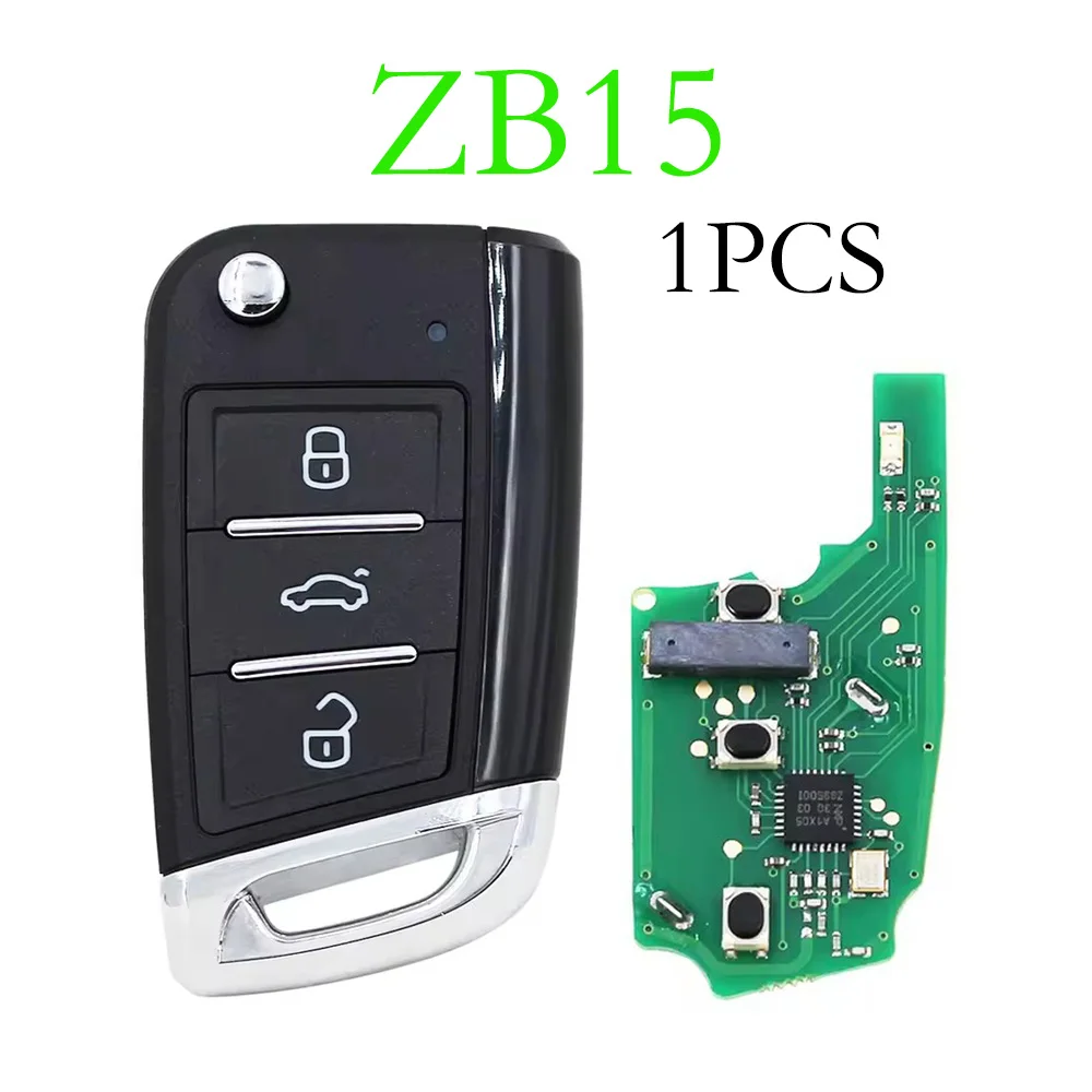 

1 шт./лот KEYDIY ZB серии ZB15 универсальный KD MQB стиль дистанционный ключ 3 кнопки для KD900 MINIKD URG200 KD-X2