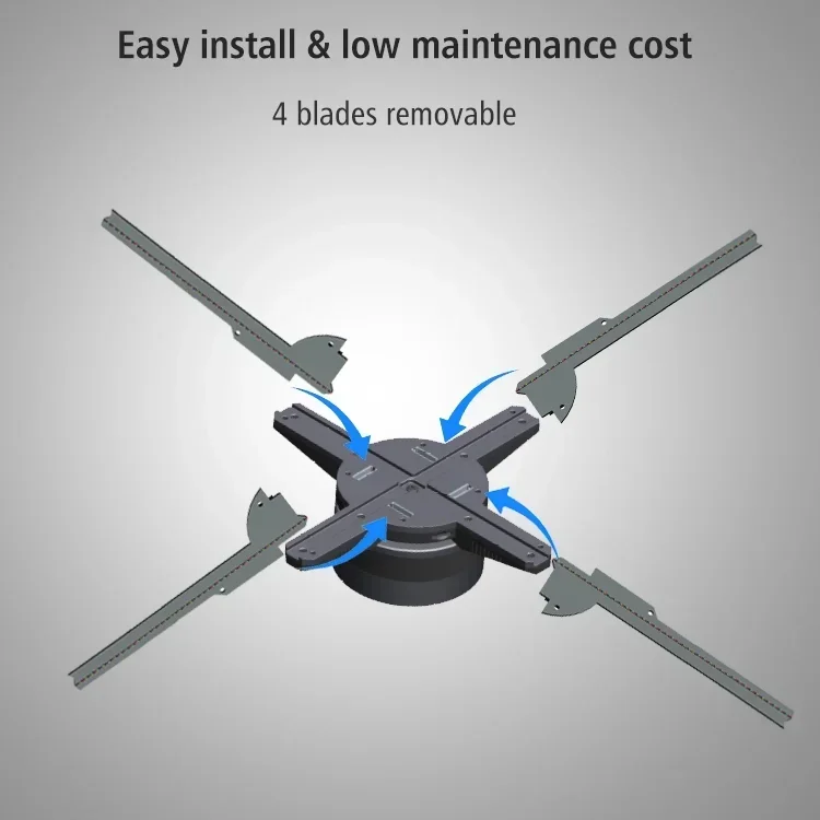 

20252025 3D-голограмма, рекламный дисплей, дистанционное управление, 3D-голограмма, новый продукт, голографическое оборудование 80 см, HD Resolutio