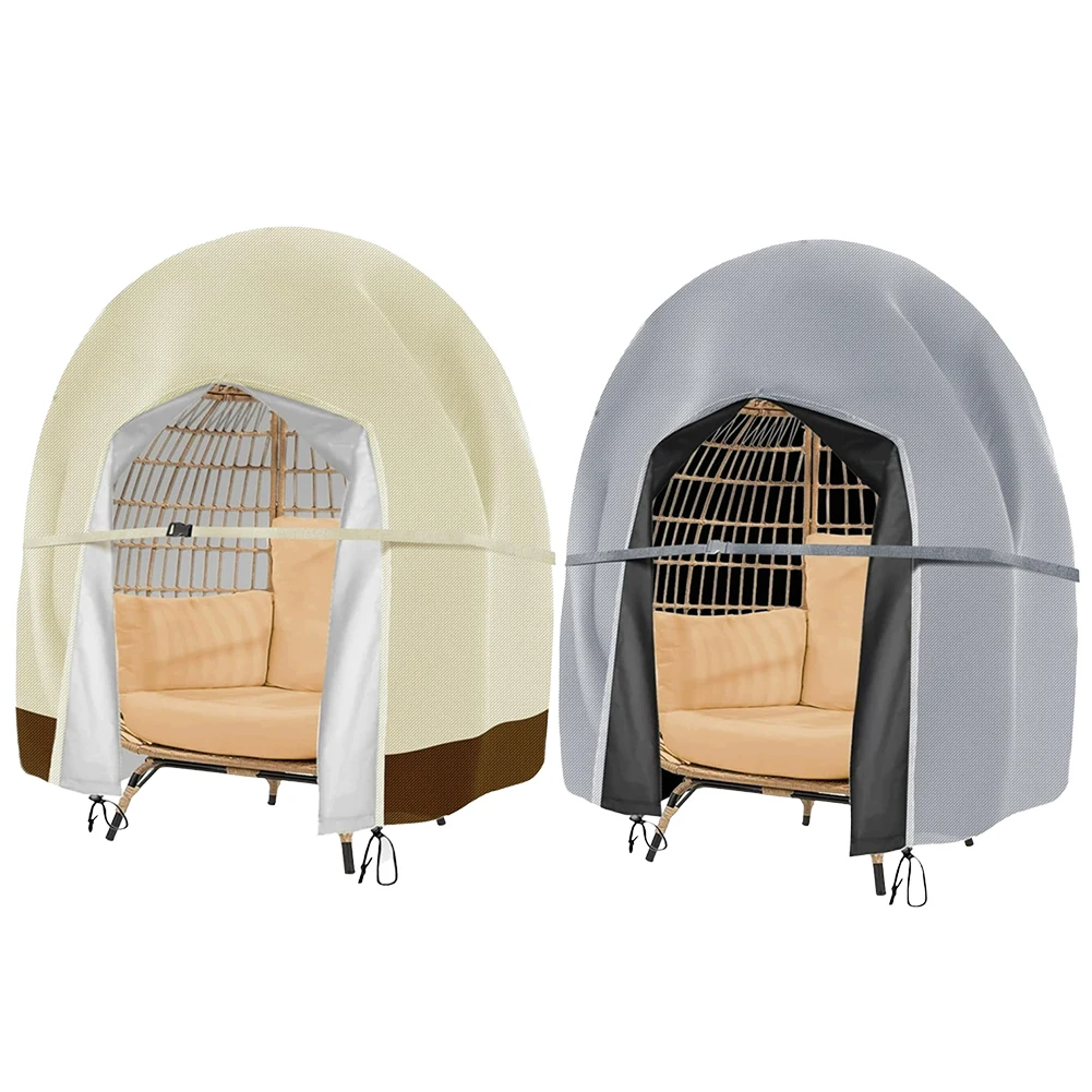 Funda para silla ajustable, silla doble de mimbre, fácil de limpiar, cordón Flexible, sillas colgantes tipo huevo, tela Oxford Premium
