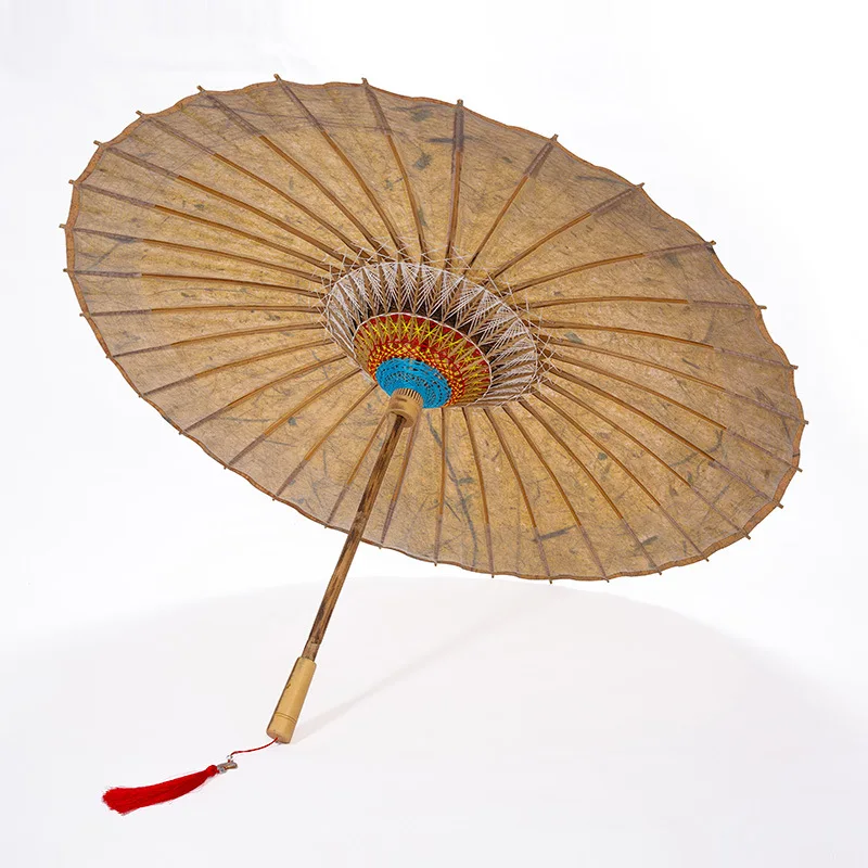 

Ancient rhyme oil-paper umbrella, ancient wind, weather and rain dual-purpose intangible