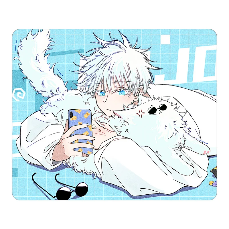 Anime Jujutsu Kaisen Satoru Gojo Cosplay Computer Mouse Pad Cat Cute Gift  Ambitus