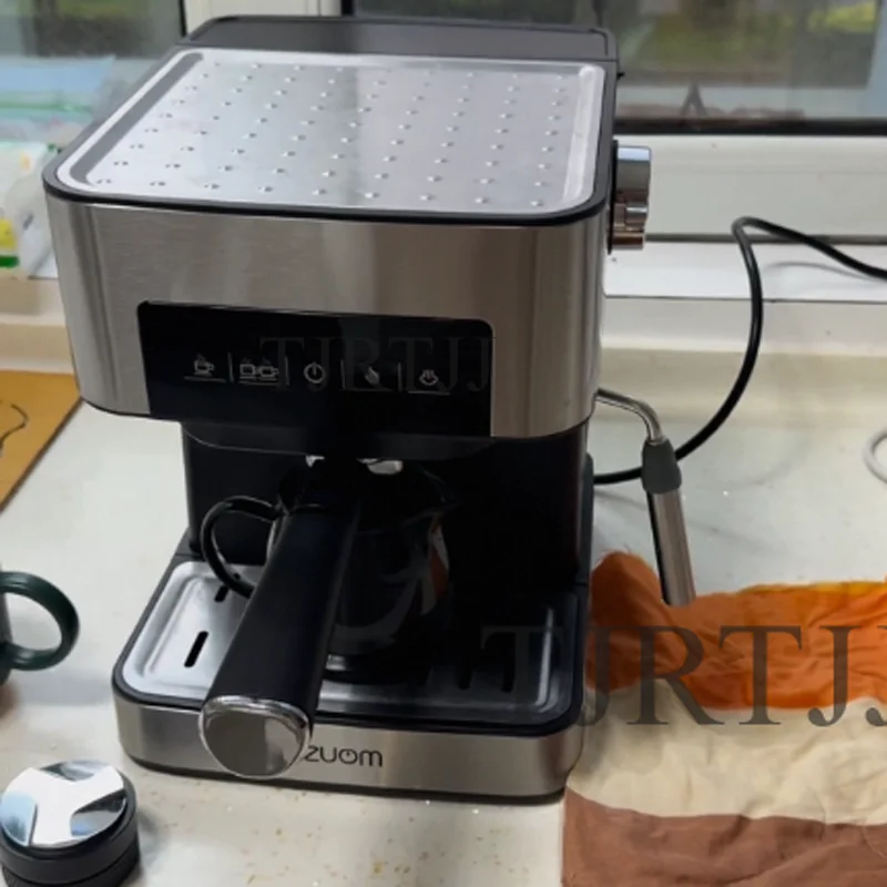 Fully Semi-Automatic Italian Espresso Machine American Household Small Milk Foam All-In-One Machine