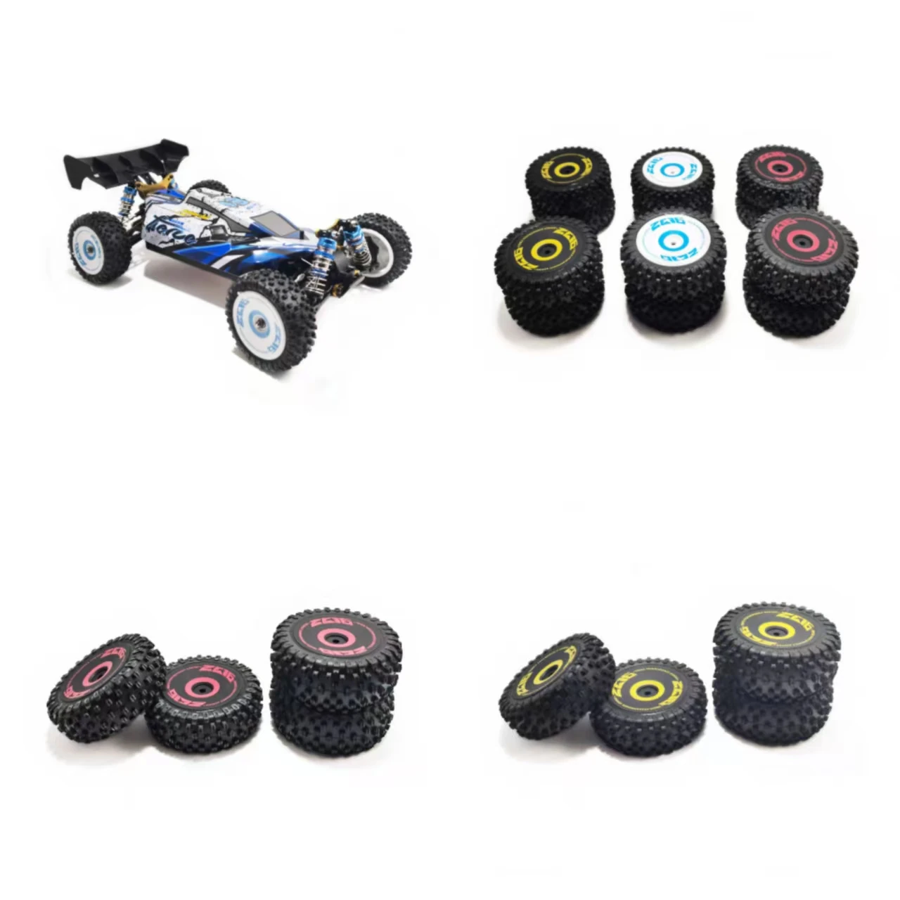 

WLtoys RC124017 124016 144010 Оригинальные внедорожные шины широко совместимы