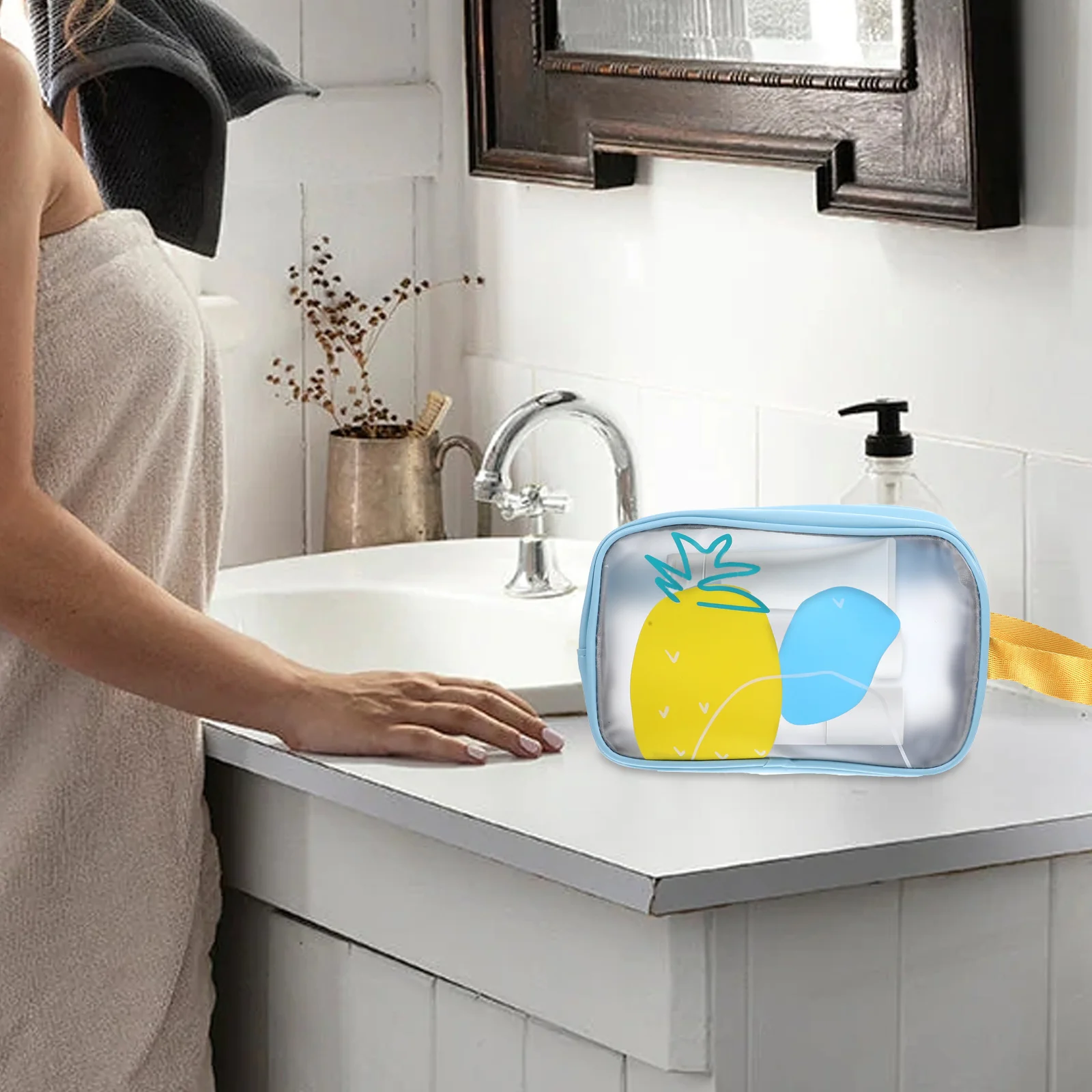 Waterproof Swimming Storage Bag Dry Wet Separation Beach Swimsuit Organizer Travel Makeup Toiletry Pouch