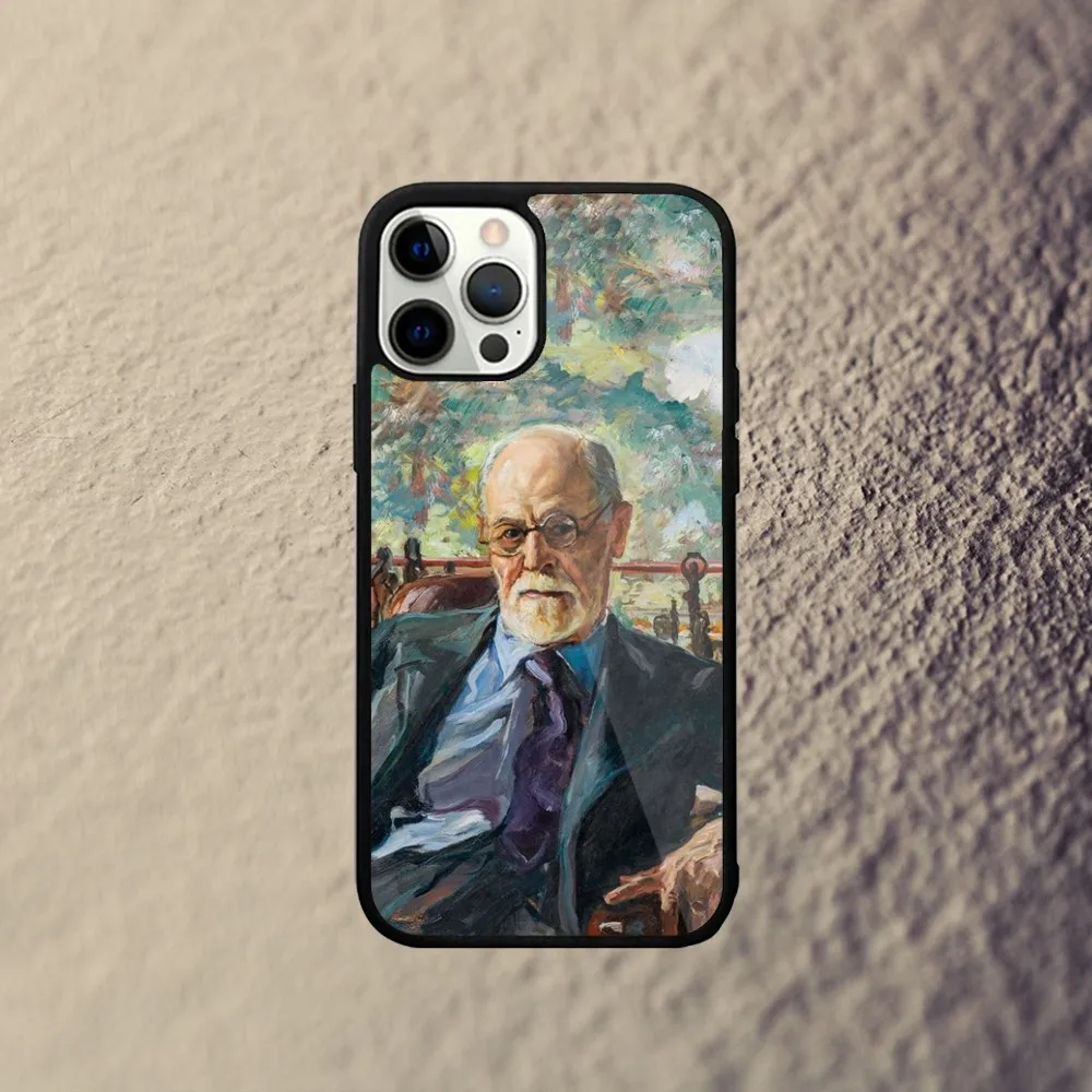 Sigmund Psychoanalysis Freud Phone Case For iPhone 15,14,13,12,11,Plus,Pro,Max Mini Magsafe Magnetic Wireless Charging