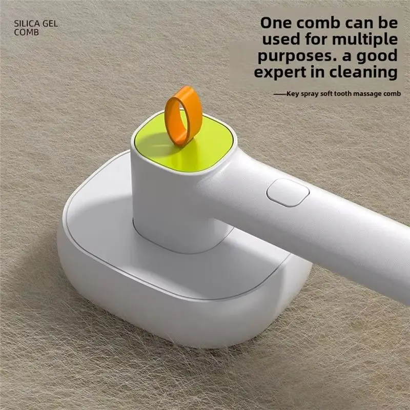 J1UL1N Electric Pet Grooming Comb - Soft Teeth Massage, Anti-Floating Hair,Steam Comb Anti Floating Hair Cleaning Products