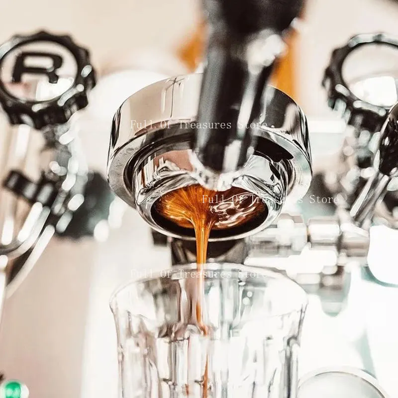 

Сделано в Италии для ROCKET R58/LELIT 58 мм/Expobar E61 Полуавтоматическая заварочная головка для кофемашины, бездонная ручка,