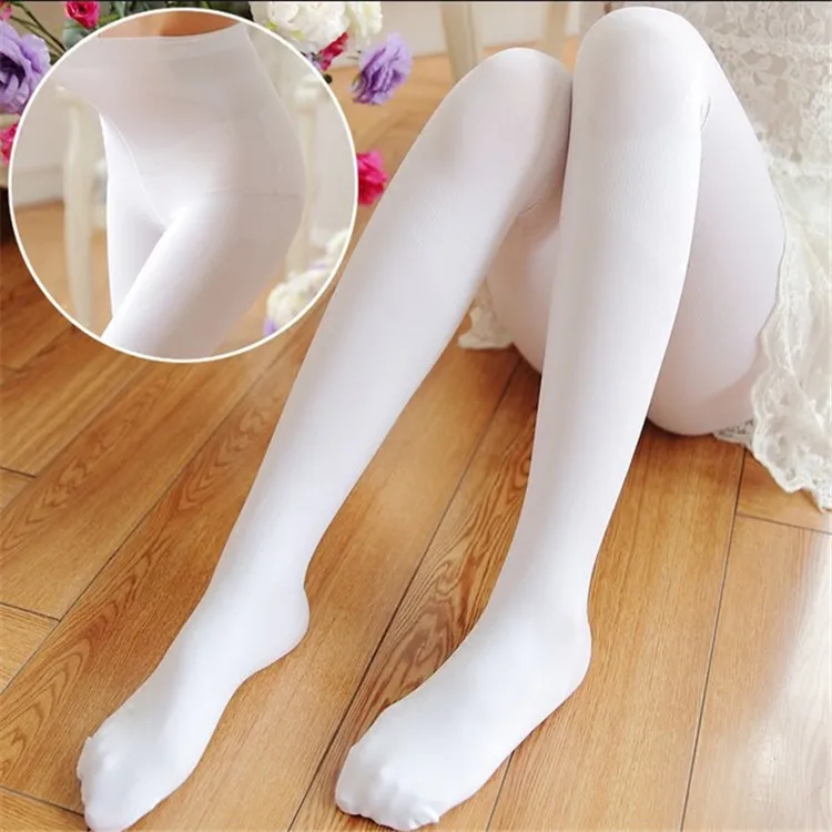 Child Spring SummerWhite Ballet Dance Socks Girls Pantyhose Velvet Ballet Socks Black Tights Stretchy Leggings Kids Wholesale