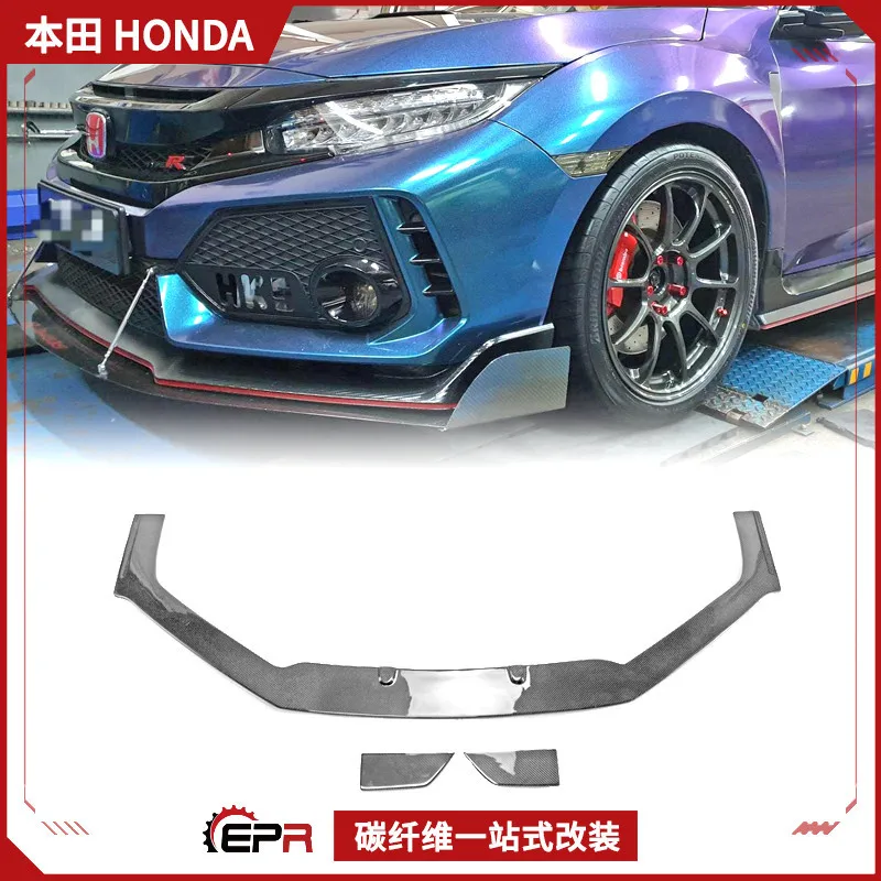 

Suitable for Honda FK8 Type R carbon fiber modified parts EPA model, front shovel with OE front lip baseplate head shovel