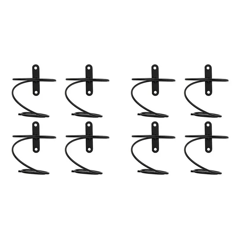 ABJO-8X Wall Mounted Wine Racks,Red Wine Bottle Display Holder Metal Hanging Wine Rack Organizer For Beverages/Liquor Bottles