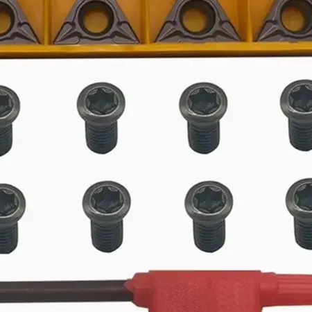 TCMT32 51 TCMT16T304 Carbide Insert Set for Grinding and Manual Inspection with M4x10 Screws and T15 Wrench TCMT32