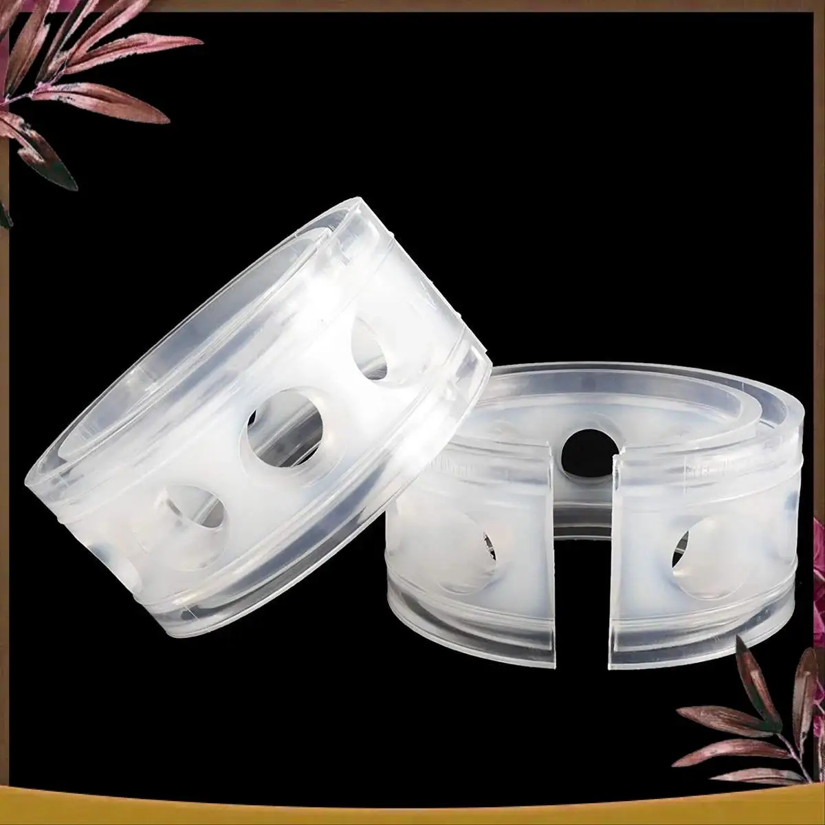 AB59-2Pcs سيارة امتصاص الصدمات الربيع الوفير الطاقة السيارات العازلات وسادة الربيع تعليق المطاط عازلة لجميع السيارات
