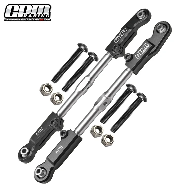 GPM 7075 Alloy + Stainless Steel Rear Camber Links For ARRMA 1/8 Kraton 6S / Outcast / Notorious / Fireteam / Talion V6