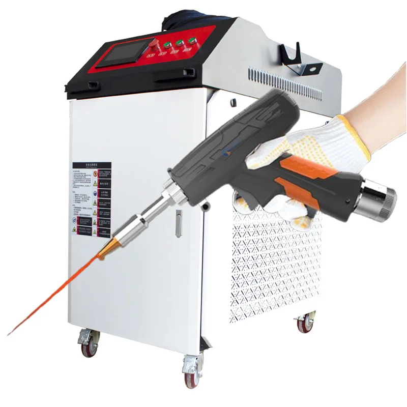 

4 in 1 Laser Welder Welding Cutting Cleaning Rust Removal Weld Seam Cleaning Stainless Steel Sheet Profile Seam Metal Welder