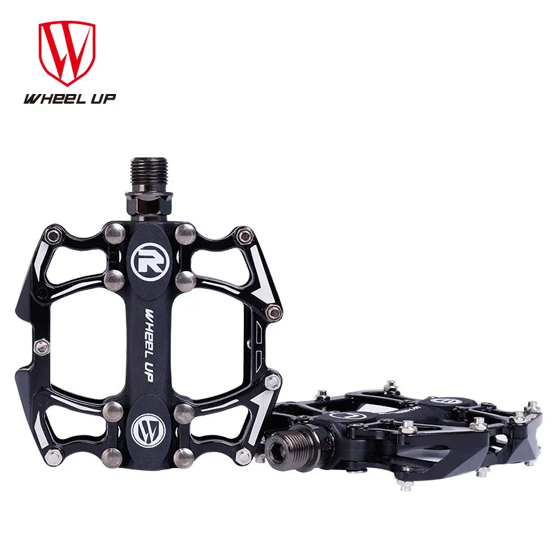 

Wheel up B177 Two Perrin Aluminum Bicycle Pedals Durable Non-slip Pedals Sealed bearing CNC Mountain Cycling road bike pedals