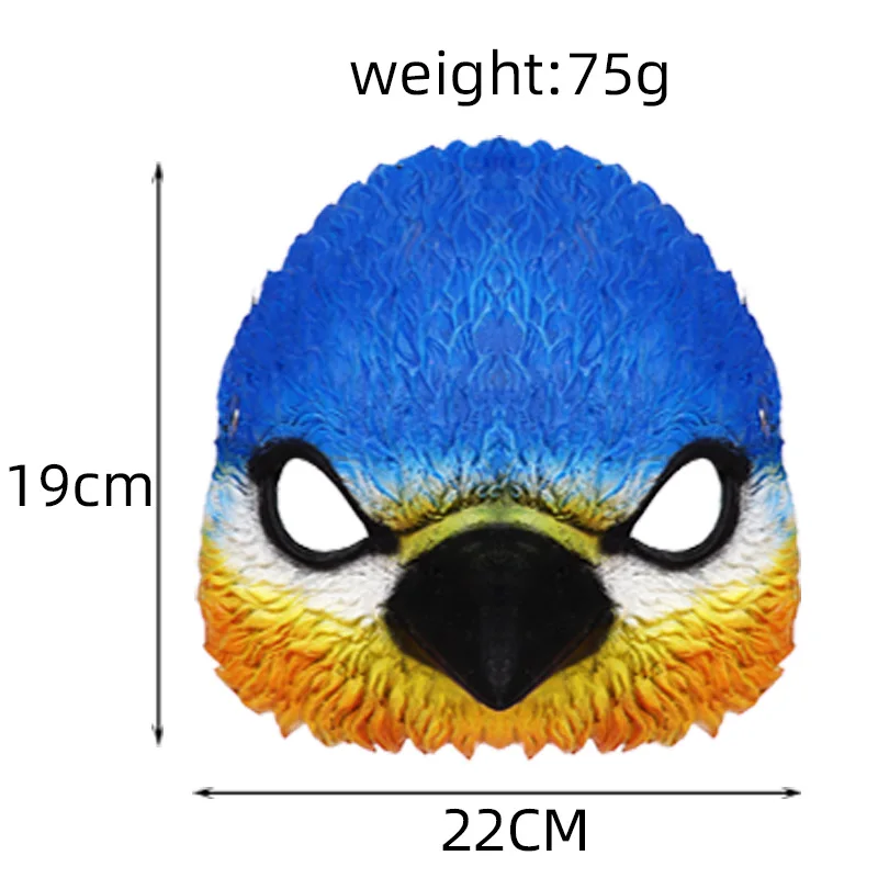 New Bird Head Mask Carnival Animal Headset COS Makeup Stage Performance Prop