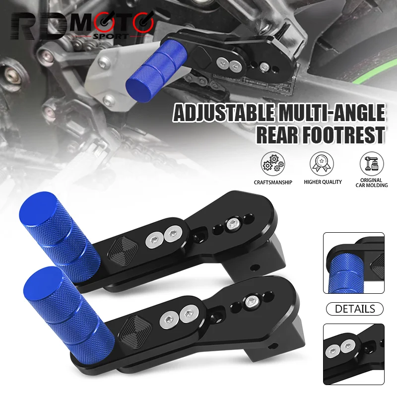 rebel Motorcycle Multi Angle Adjustable Retractable Rear Footrests Foot Pedal For REBEL CM250 300 500 CMX300 500 1100 1100DCT