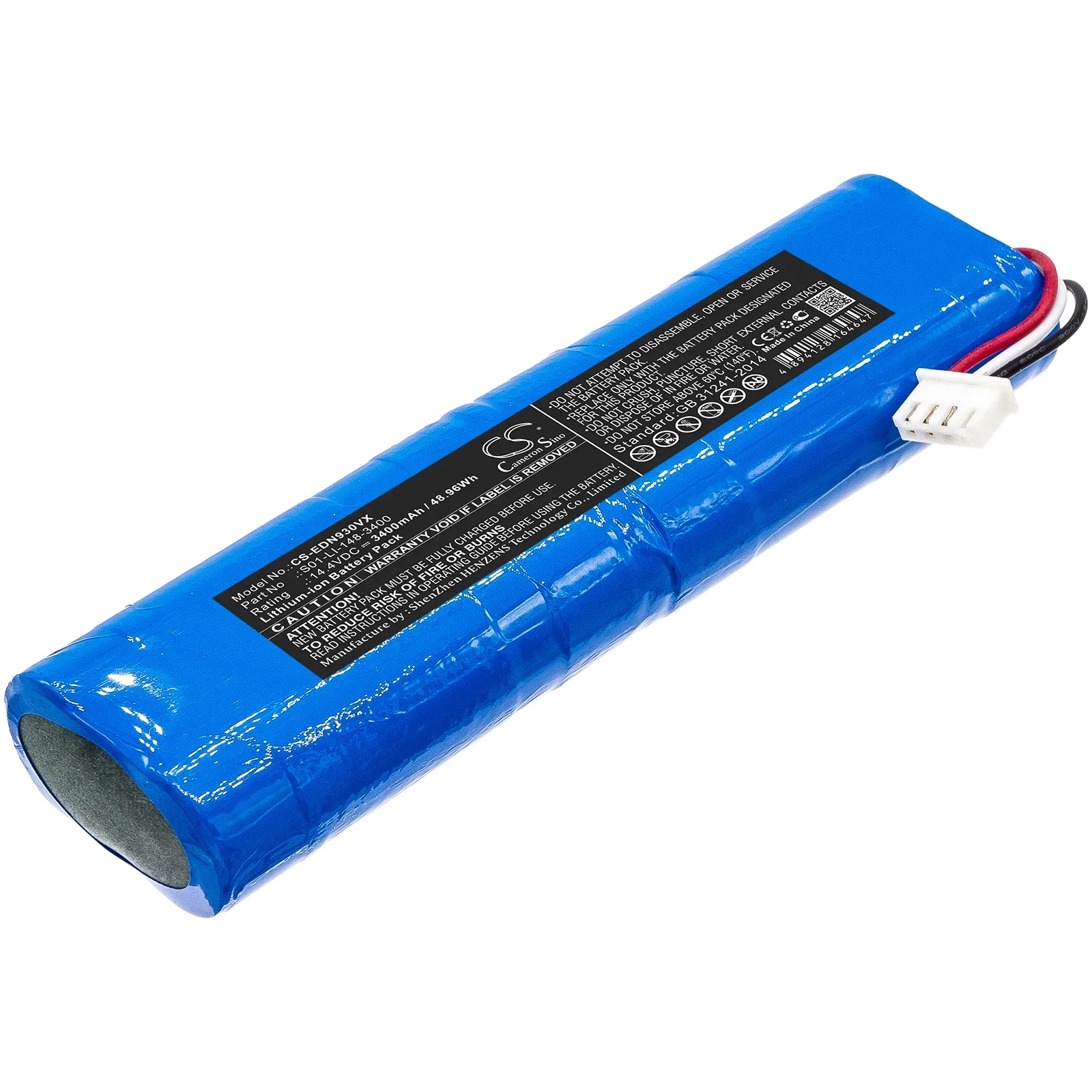 

Li-ion battery 3400mAh/14.4V for Ecovacs Deebot Ozmo 900 DG36 T5 Neo O900 OSLIM11 DX55 Deebot DG31 Deebot N5 HERO Deebot N5 POWE