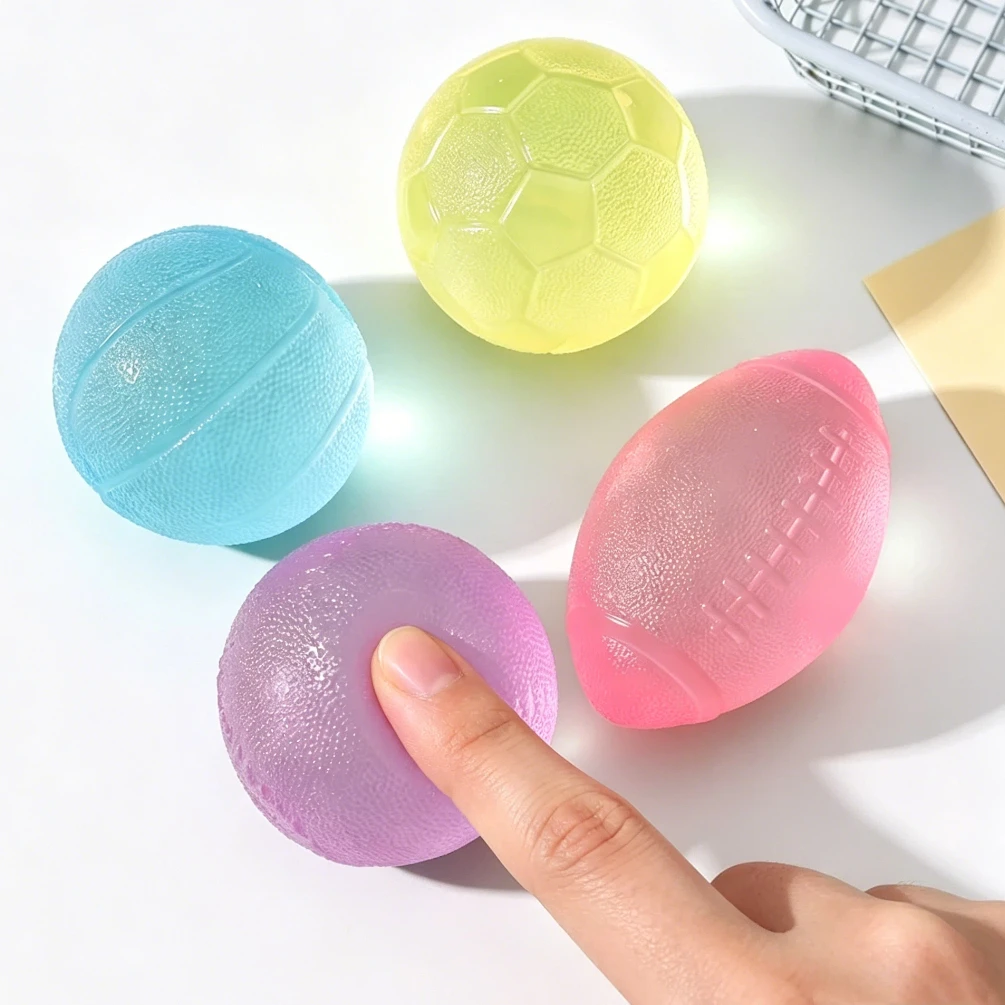 Fußball-Maltose-Fidget-Spielzeug, Squishy Rugby-Maltose-Quetschspielzeug, Stressball, Stressabbau-Spielzeug, Spaß, Angstlinderung, Dekompression