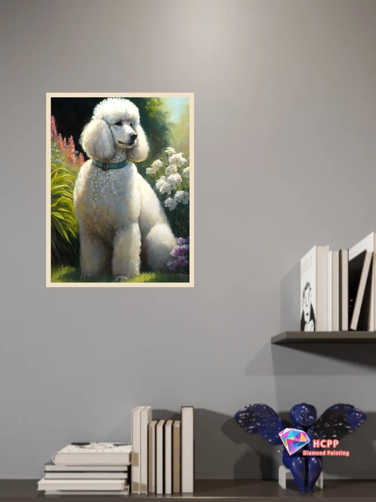 2026 New Poodle Diy Square Round Diamond Painting Pet Dog Art Portrait 5D Diamond Embroidery Cute Puppy Home Decor Hand Mosaic