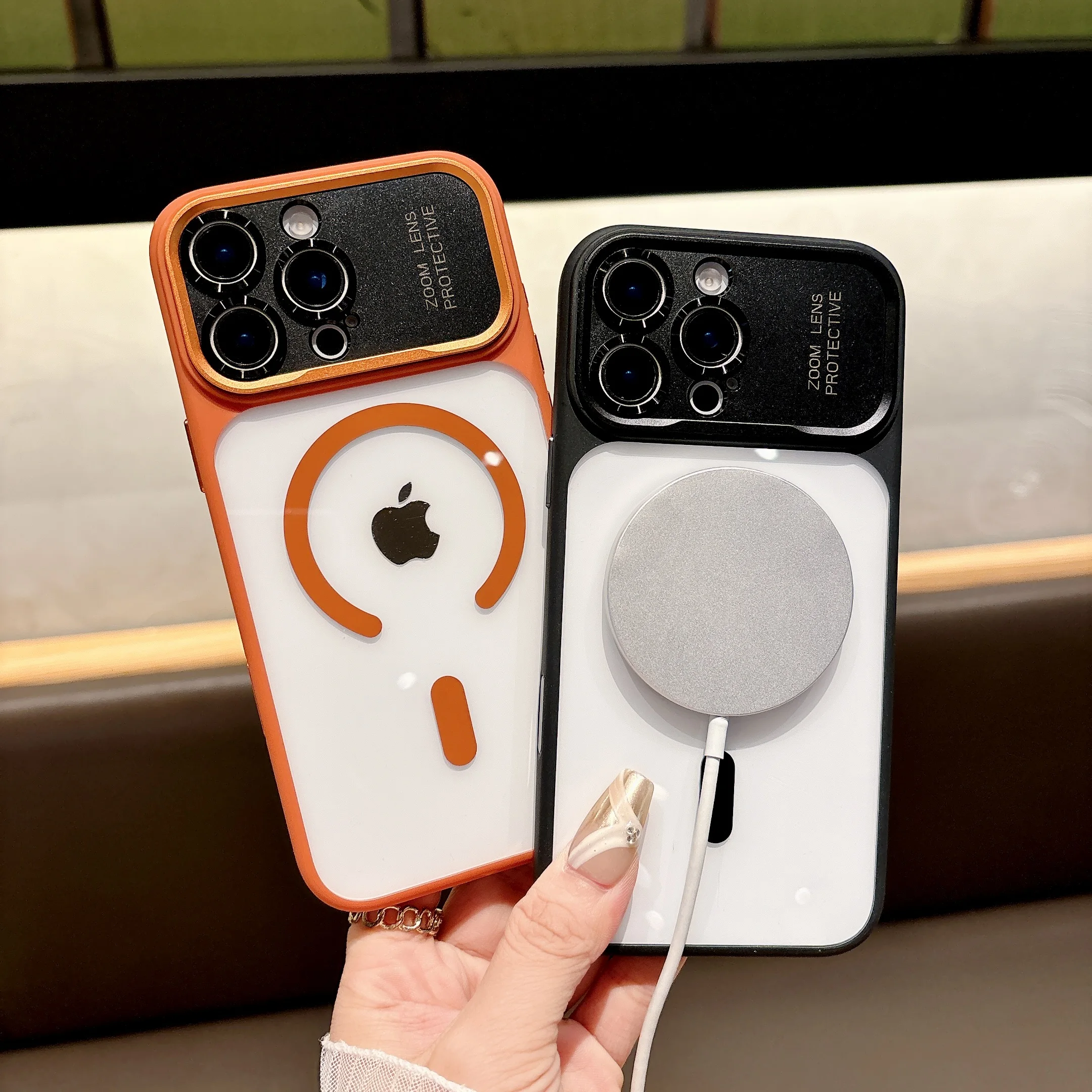 

Like 17 Clear Magnetic Case For iPhone 17 Air 16 15 14 Pro Max Transparent Cover With Camera Lens Holes Cutout New Arrival