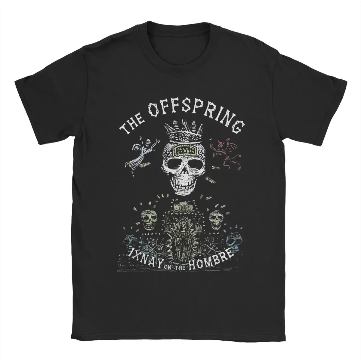 Creative Ethereal Nocturne Offspring T-Shirts for Men Crewneck Oversized Graphic T Shirts Short Sleeve Tee Shirt Plus Size Tops