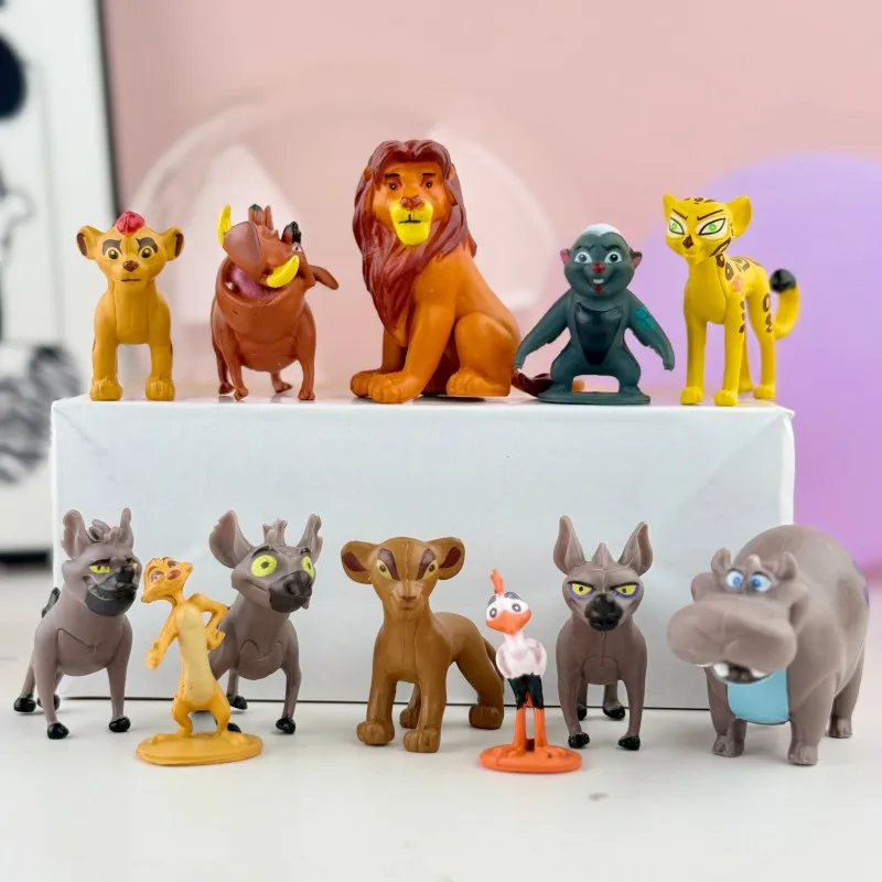 

Disney The Lion King Figures Set Simba Mufasa Nala Timon Pumbaa Collectible Model Toys for Kids Fans Desktop Decoration Gift