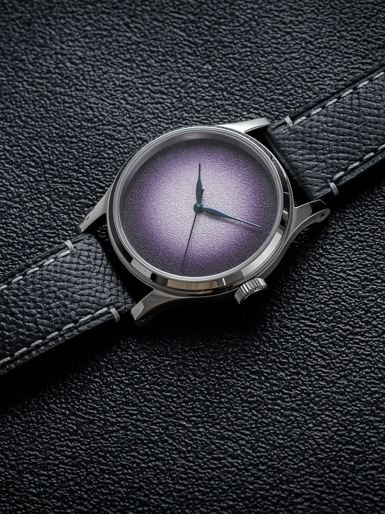 ساعة ميكانيكية أوتوماتيكية للرجال حركة ميكانيكية زجاج الياقوت شخصية 38 مللي متر ساعة عمل #5