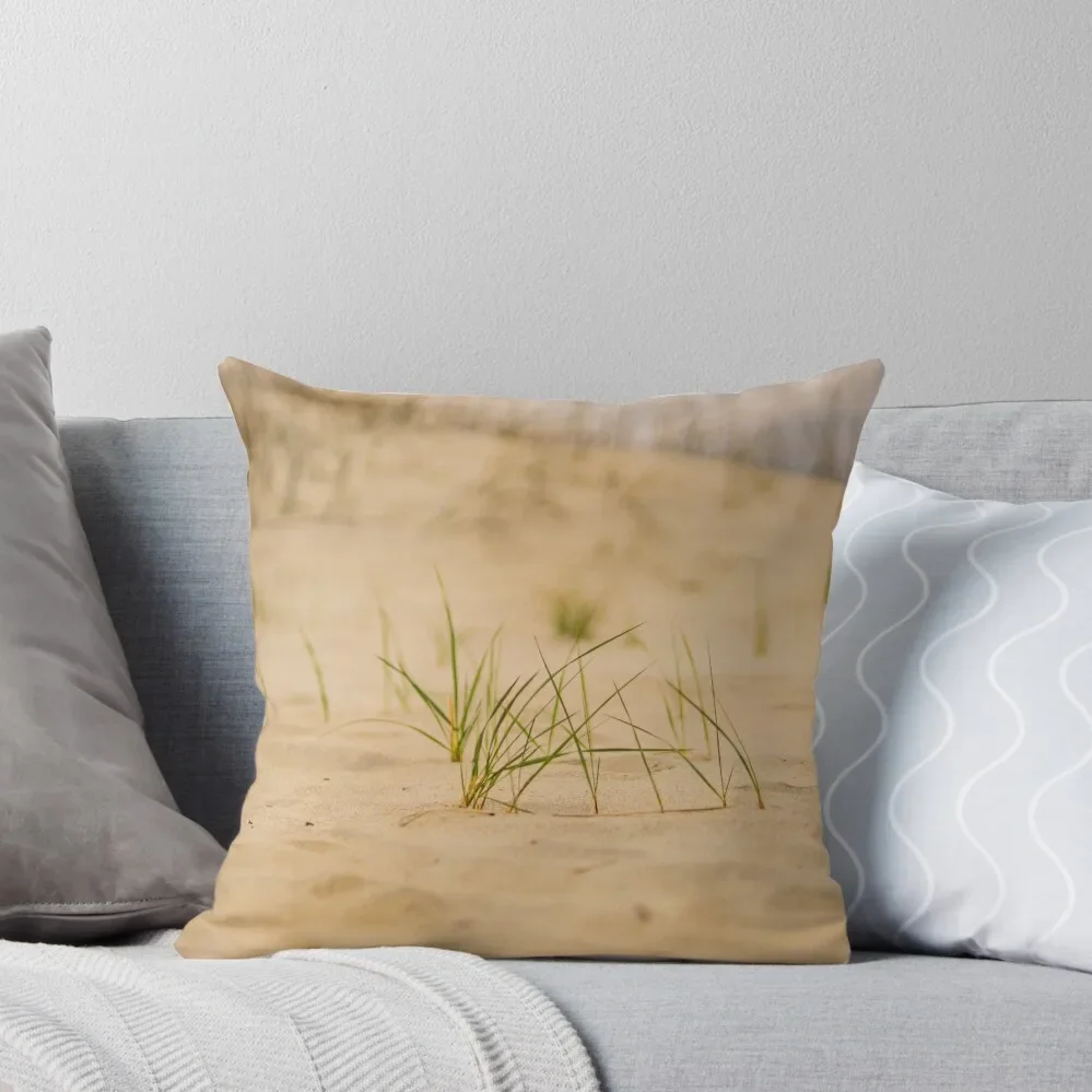 Portrait of beach grass Throw Pillow Christmas Pillows Anime Decorative pillow case pillow