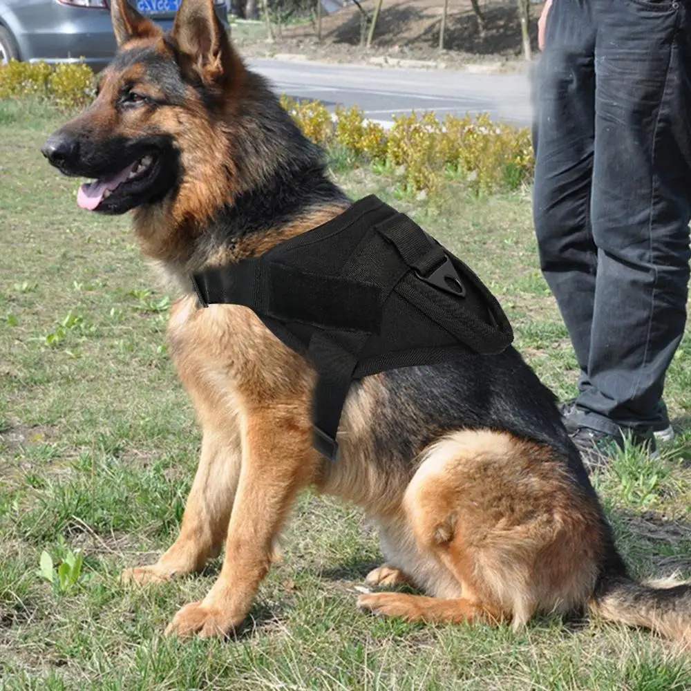 Pet Tactical Triangle Vest Nylon Water-Repellent Dog Clothing Large and Medium-Sized Dogs Dog Vest Training Tactical Dog Belt