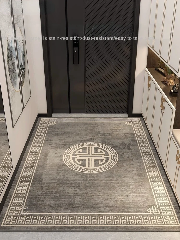 

Floor Mat Door Mat New Chinese Advanced Light Luxury Home Door Mat Entrance Non-Slip Carpet