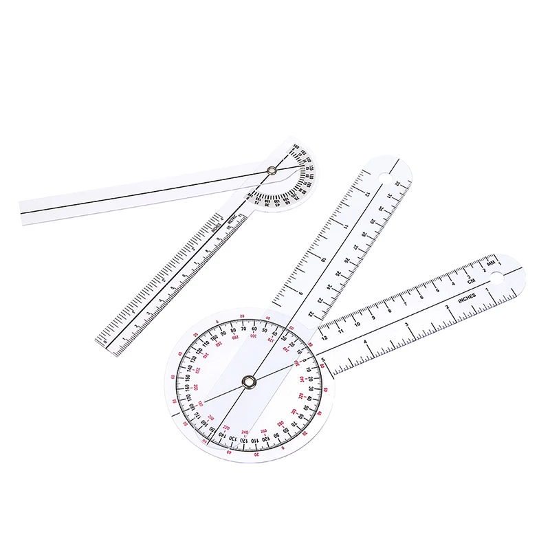 6/8Inch Medical Goniometer Orthopedic Joint Spinal Finger Angle Ruler Protractor