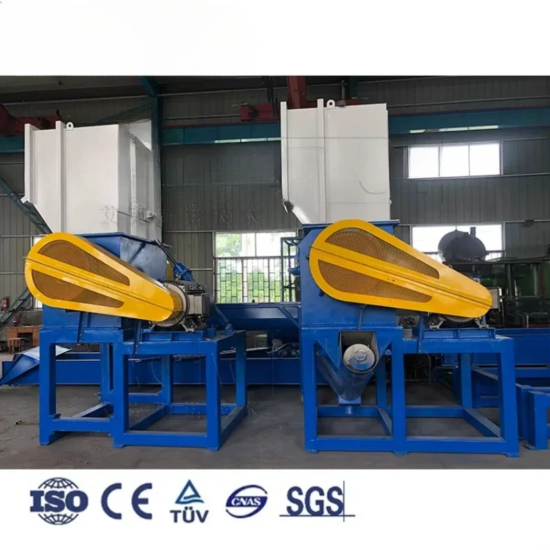 90KW Plastic Recycling Crusher For PET Bottles and Barrel Waste Plastic Scrap Crushing Machine