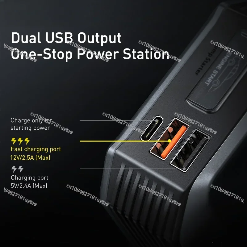 Voor Baseus Emergency High Power 12V 2000A Start 20000mAh Piek Super Energie Auto Jump Starter
