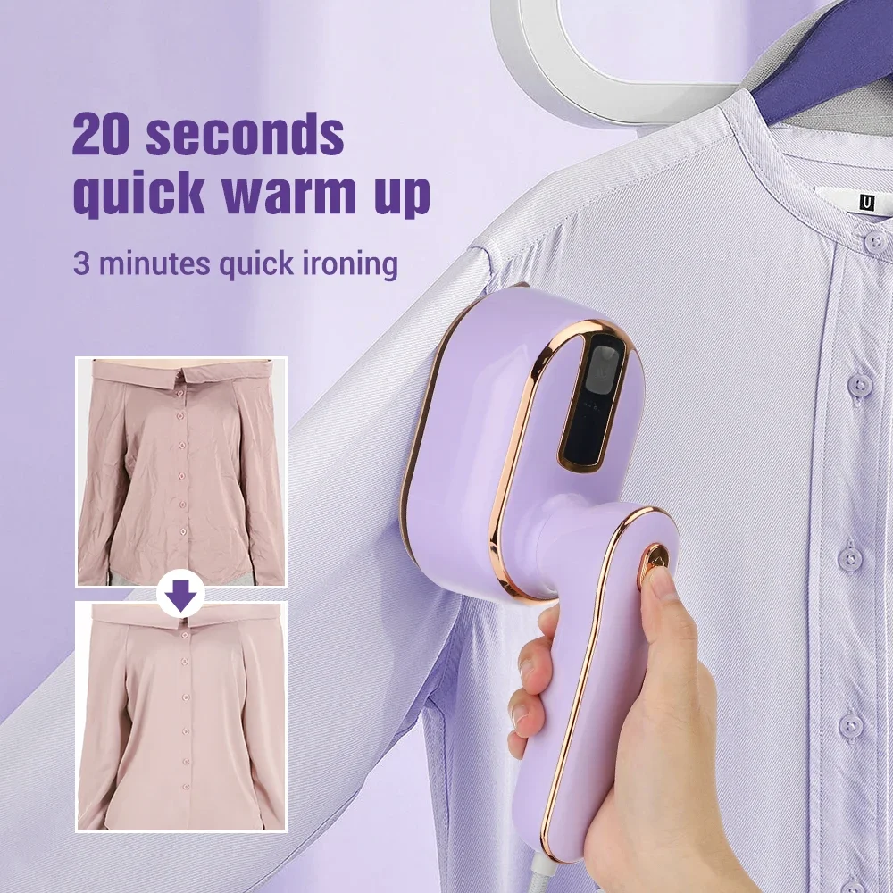 Portable Handheld Hanging Ironing Machine 110V/220V Mini Electric Iron for Home And Travel Use Dry & Wet Ironing Steam Engine