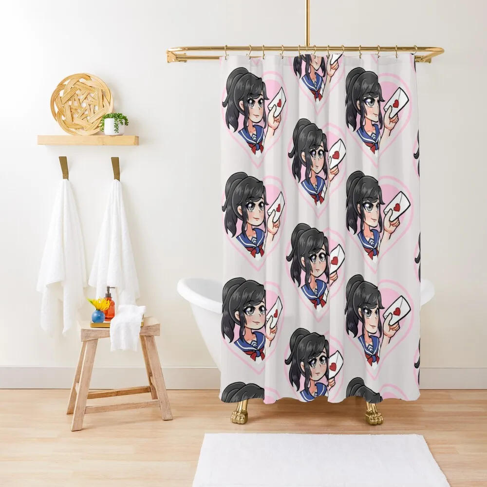 

Ayano Aishi - Yandere Simulator Shower Curtain Shower For Bathroom Luxury Bathroom Shower Set For Bathroom Set Curtain