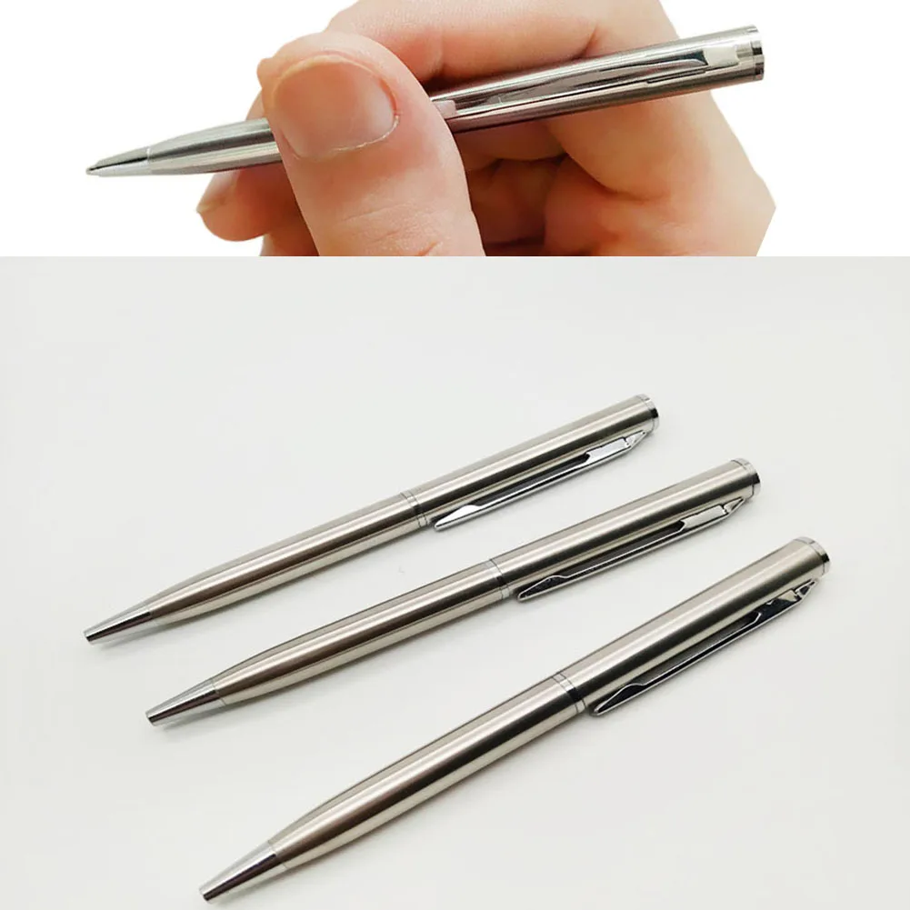 Mini Metall Kugelschreiber rotierender Stift im Taschen format tragbarer Kugelschreiber kleiner Öl stift exquisite kurze 823 neu
